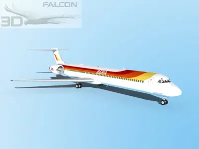 Falcon3D MD-80 Iberia 3D model