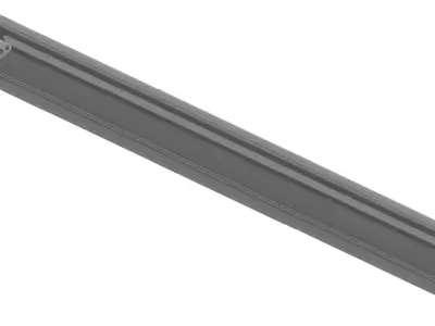 aluminium profil pillar 3D model