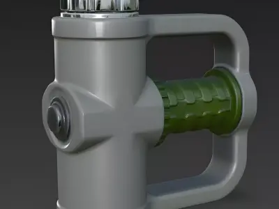 Tactical Military Adrenaline Injector 3D Model Low-poly 3D model