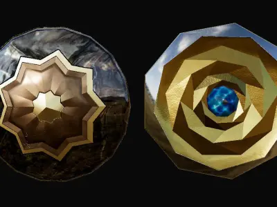 WWAATD Shields Models Free low-poly 3D model