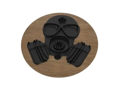 Radiation Mask Medallion 3D print model
