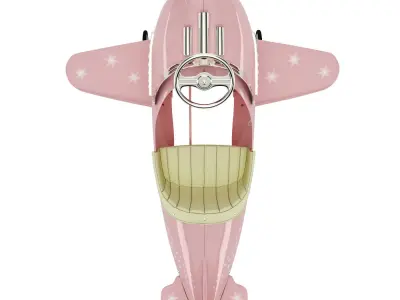 Kids pedal plane Murray Pursuit 3D model