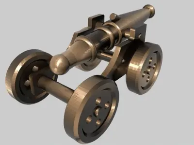 Canho Cannon Free 3D model