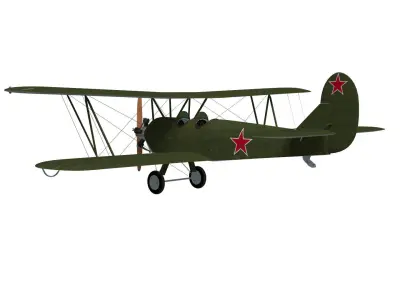 Polikarpov Po-2 3D model
