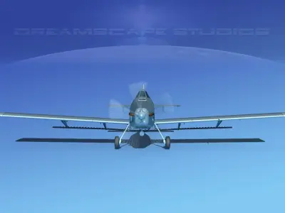 Air Tractor AT-802 Bare Metal 3D model