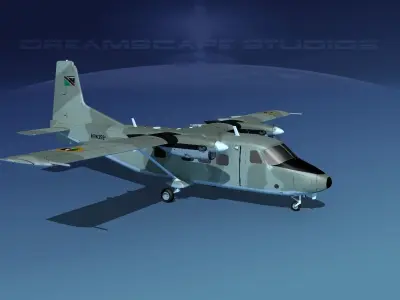 Harbin Y-12 II Military 2 3D model