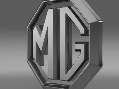 MG Logo 3D model