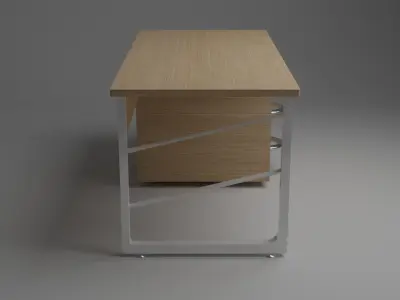 Modern desk Free 3D model