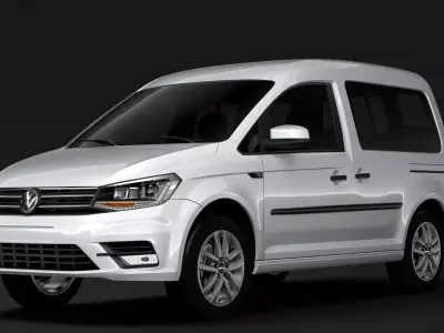 Volkswagen Caddy 2018 3D model