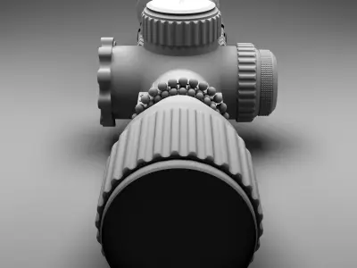 Binoculars Low-poly 3D model