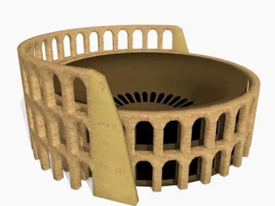 Simple Colosseum 3D model