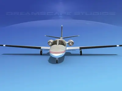 Cessna 500 Citation I V12 3D model