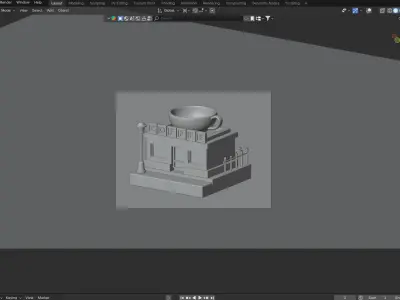 Coffee Shop 3D print model