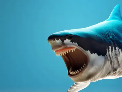 Great White Shark - 3D Model 3D model