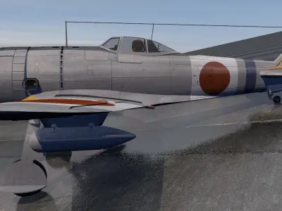 Nakajima Ki-44-2 Shoki or Demon - aka Tojo 3D model