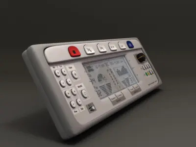 Electric Control Panel - OBJ 3D model