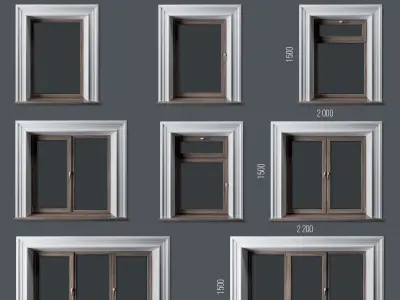 Window Collection Part 1 3D model