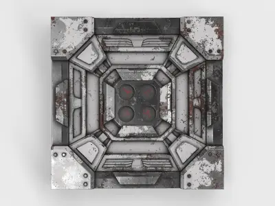 panel sci-fi 07 3D model