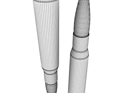 50 BMG Cartridge 3D model