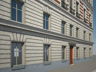  Old Building XX 3D model