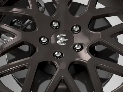 Dodge Vin Diesel Car wheel 3D model