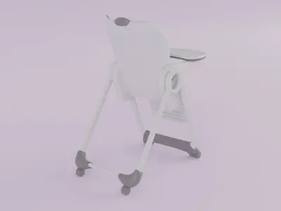 Chicco Polly 2 Start High Chair for Babies K Low-poly 3D model