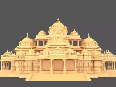 Akshardham Temple 3D model