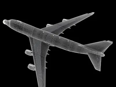 Airborne Laser Plane Cutaway 3D model