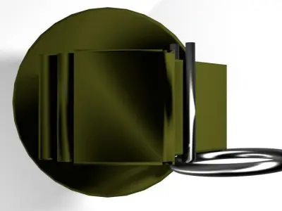 Hand Grenade Smoke Signal 3D model