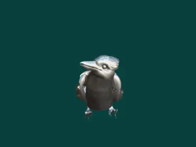 Kookaburra BIrd 3D model