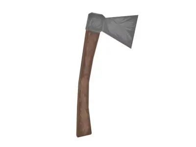 Low poly - Axe Free low-poly 3D model