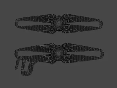 AXL Rac Link Low-poly 3D model