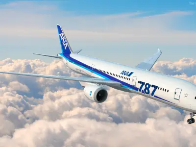 Boeing 787-9 Dreamliner ANA Livery 3D model