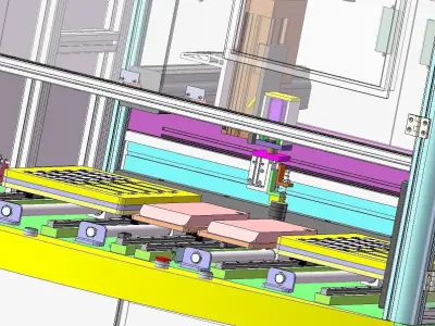 Ccd lamination machine 3D model