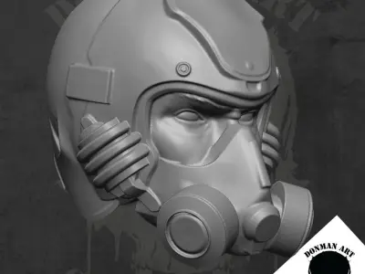 Pyrok Head for action figures 3D print model