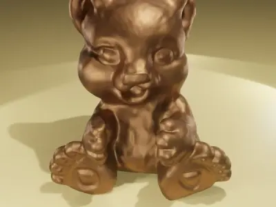 petit tigre avec texture Free 3D model