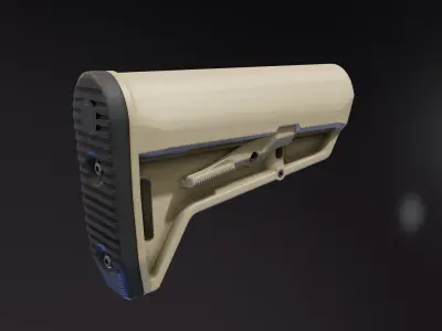 MOE SLK Stock Low-poly 3D model