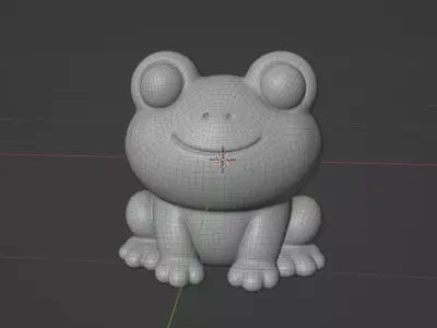 Frog Character 3D model  3D model