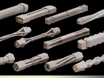 90 Cable Imm Brush Vol 1  3D model