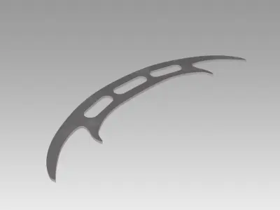 Klingon Bat leth 3D model