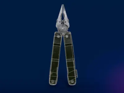 Multi-tool Low-poly 3D model