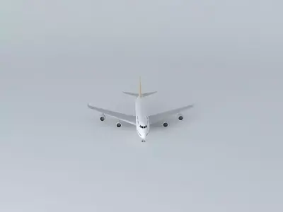 Plane in Viracopos 3D model