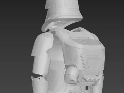 Star Wars The Rise of Skywalker Jet Trooper Full Armor 3D print model