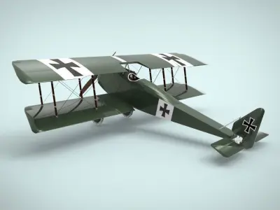 Halberstadt D series 3D model