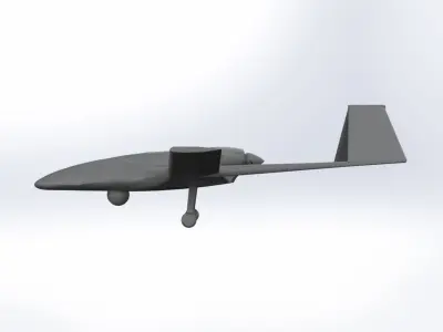 Bayraktar TB2 - Detailed 3D Model 3D print model