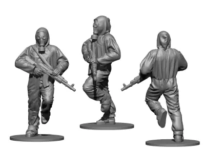 Hazmat suit 3D print model