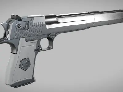 Desert Eagle Peacemaker Low-poly 3D model