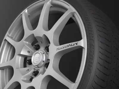 Racing Hart CP-S10 Low-poly 3D model