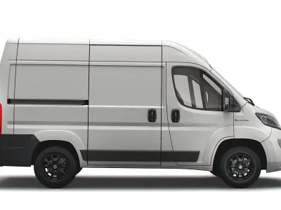 Fiat E Ducato Van L1H2 2022 3D model