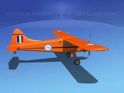 Dehaviland DH-2 Beaver RNZAF 3D model